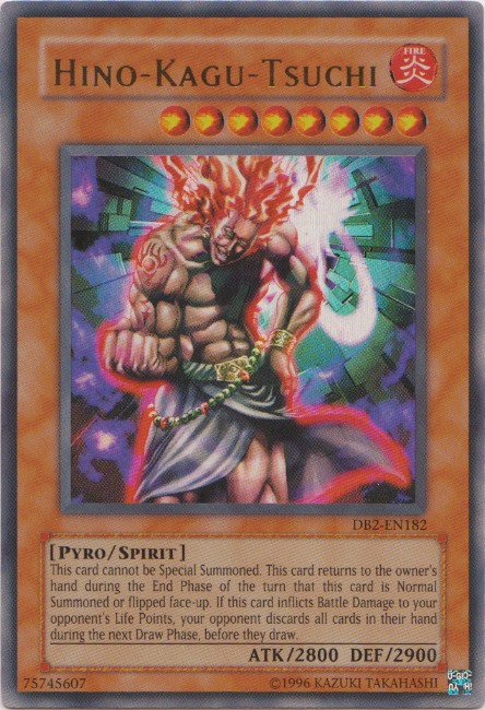 Hino-Kagu-Tsuchi [DB2-EN182] Ultra Rare | Odin's Place