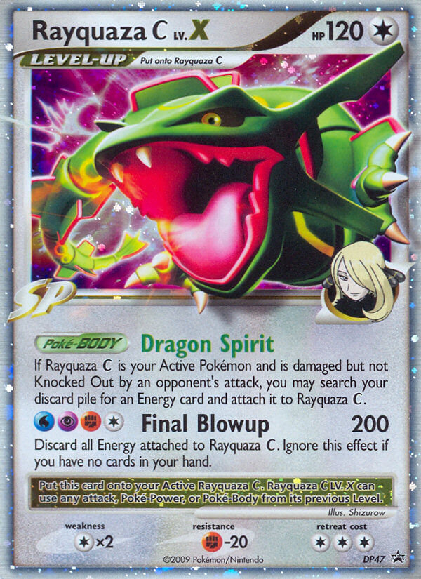 Rayquaza C LV.X (DP47) [Diamond & Pearl: Black Star Promos] | Odin's Place