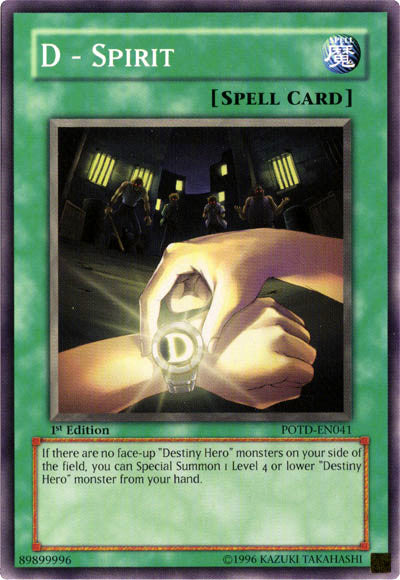 D - Spirit [POTD-EN041] Common | Odin's Place