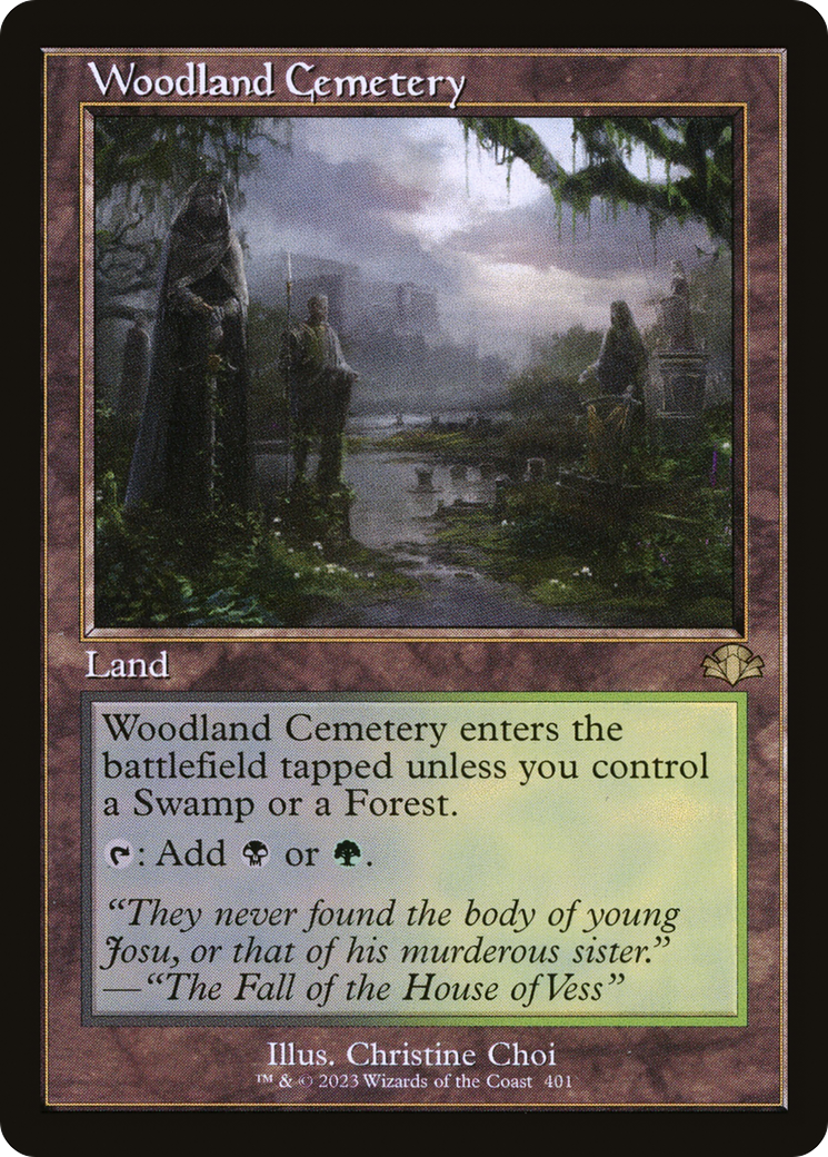 Woodland Cemetery (Retro) [Dominaria Remastered] | Odin's Place