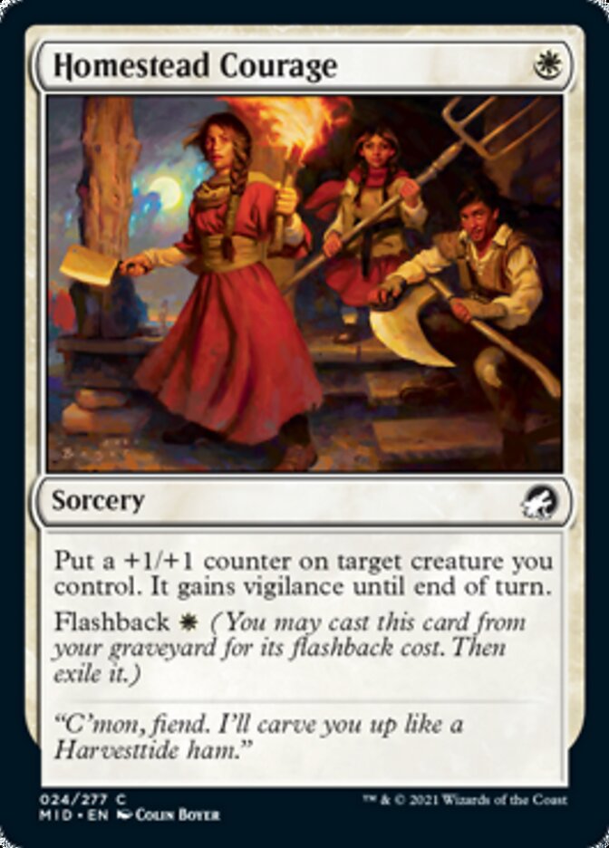 Homestead Courage [Innistrad: Midnight Hunt] | Odin's Place