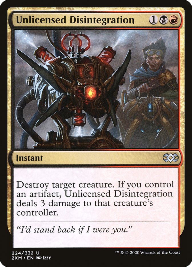 Unlicensed Disintegration [Double Masters] | Odin's Place