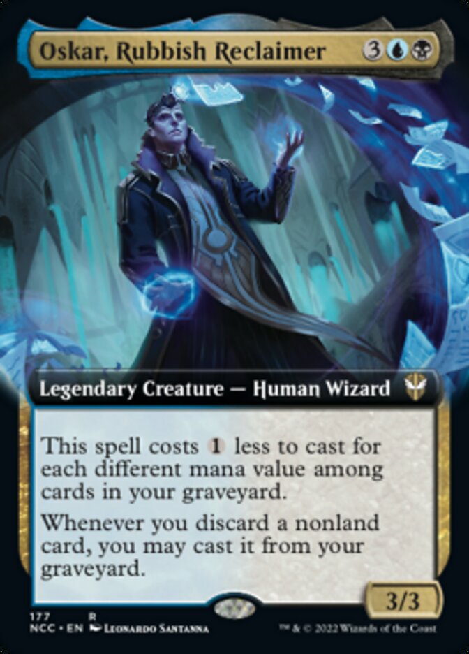 Oskar, Rubbish Reclaimer (Extended Art) [Streets of New Capenna Commander] | Odin's Place