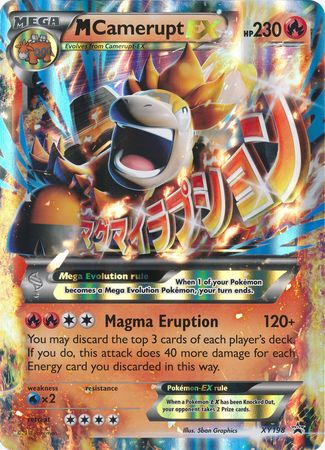 M Camerupt EX (XY198) (Jumbo Card) [XY: Black Star Promos] | Odin's Place