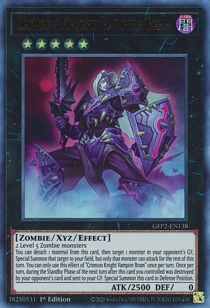 Crimson Knight Vampire Bram [GFP2-EN138] Ultra Rare | Odin's Place