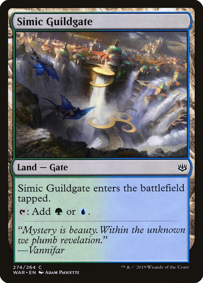 Simic Guildgate (274) [War of the Spark] | Odin's Place