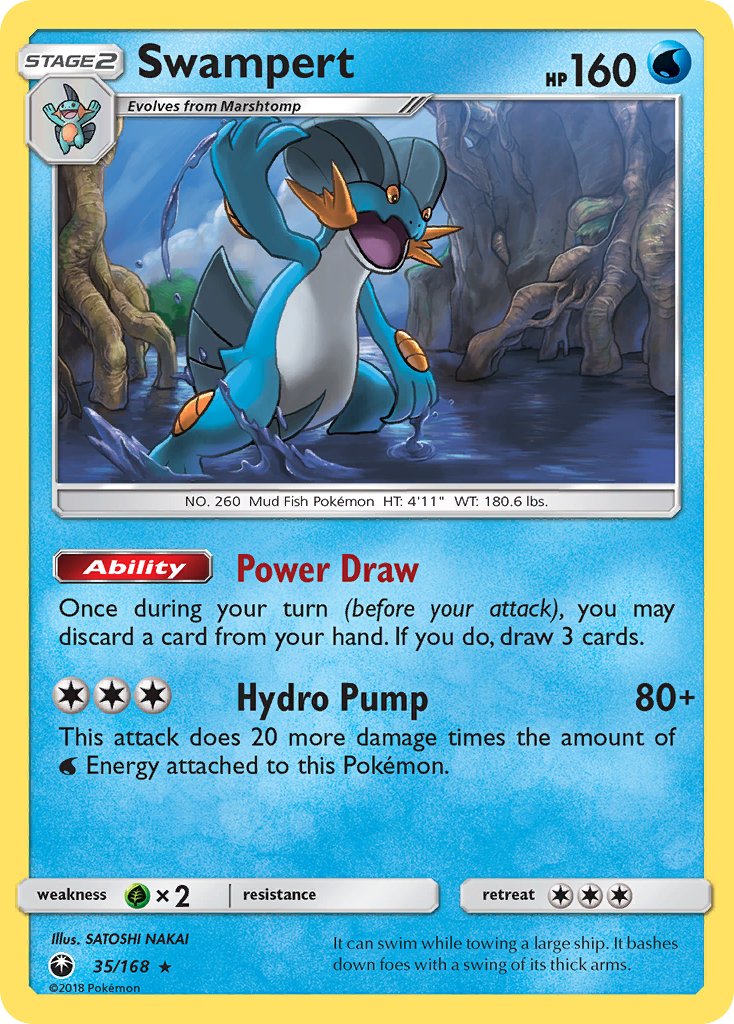 Swampert (35/168) (Theme Deck Exclusive) [Sun & Moon: Celestial Storm] | Odin's Place
