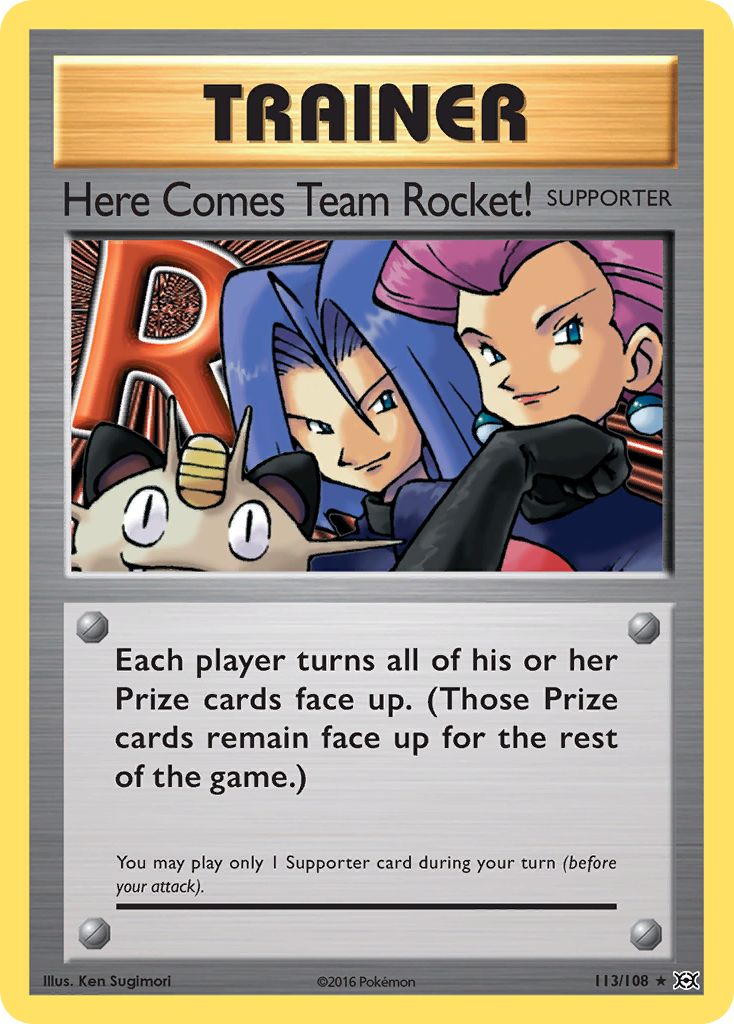 Here Comes Team Rocket! (113/108) [XY: Evolutions] | Odin's Place