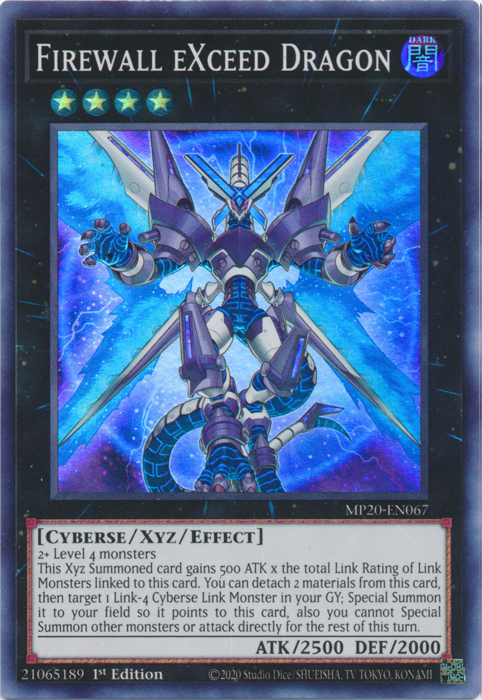 Firewall eXceed Dragon [MP20-EN067] Super Rare | Odin's Place