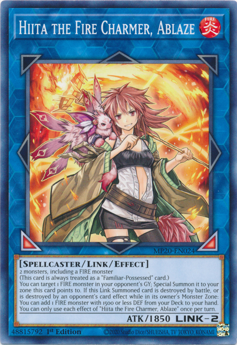 Hiita the Fire Charmer, Ablaze [MP20-EN024] Common | Odin's Place