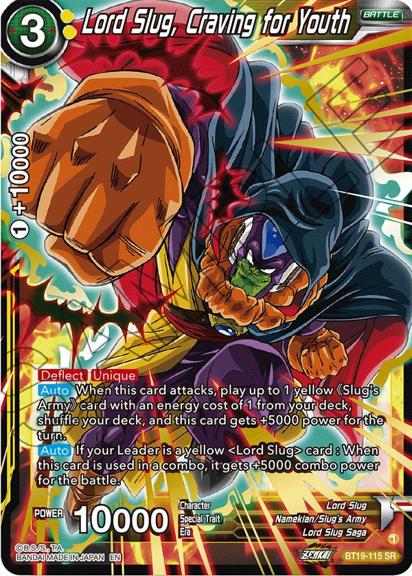 Lord Slug, Craving for Youth (BT19-115) [Fighter's Ambition] | Odin's Place