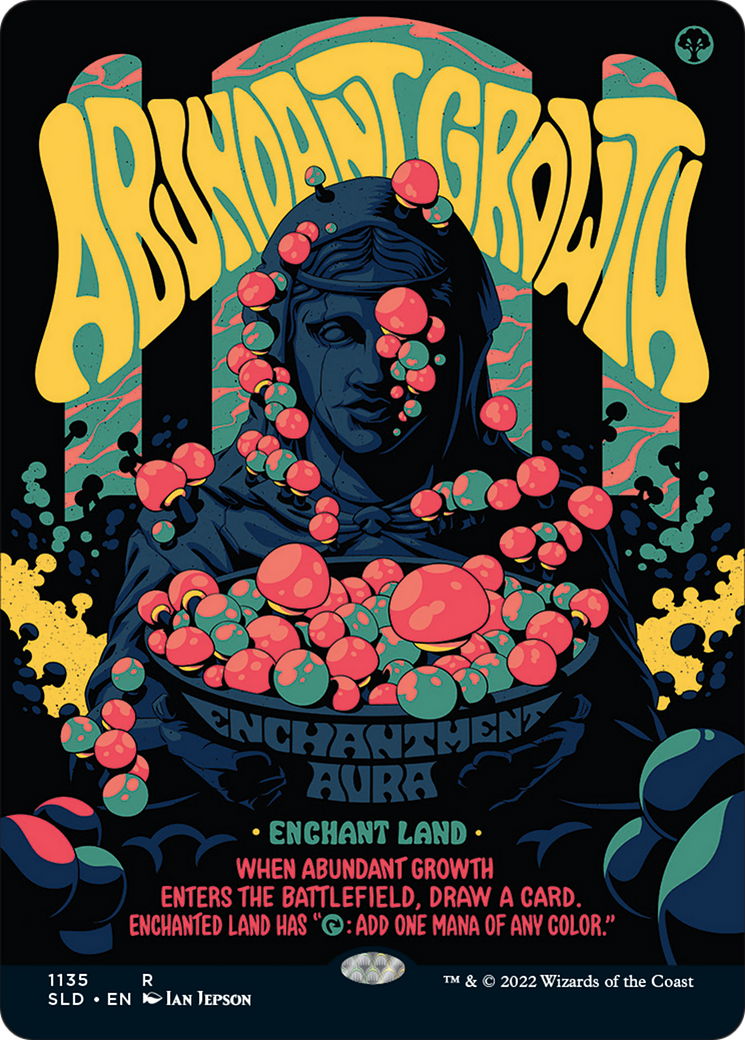 Abundant Growth (Borderless) [Secret Lair Drop Series] | Odin's Place