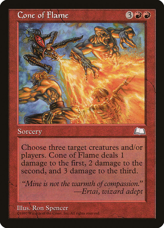 Cone of Flame (95) [Weatherlight] | Odin's Place