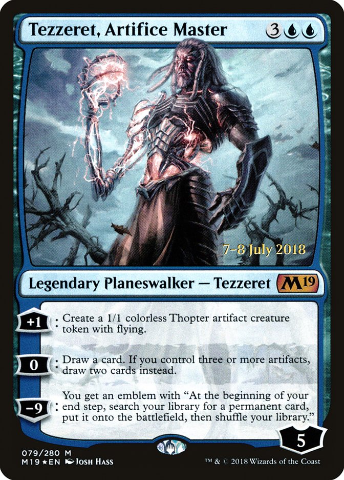 Tezzeret, Artifice Master (79) [Core Set 2019 Prerelease Promos] | Odin's Place