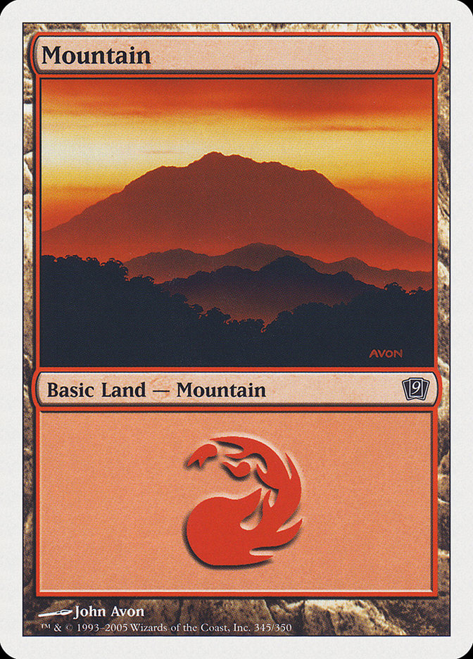 Mountain (345) [Ninth Edition] | Odin's Place