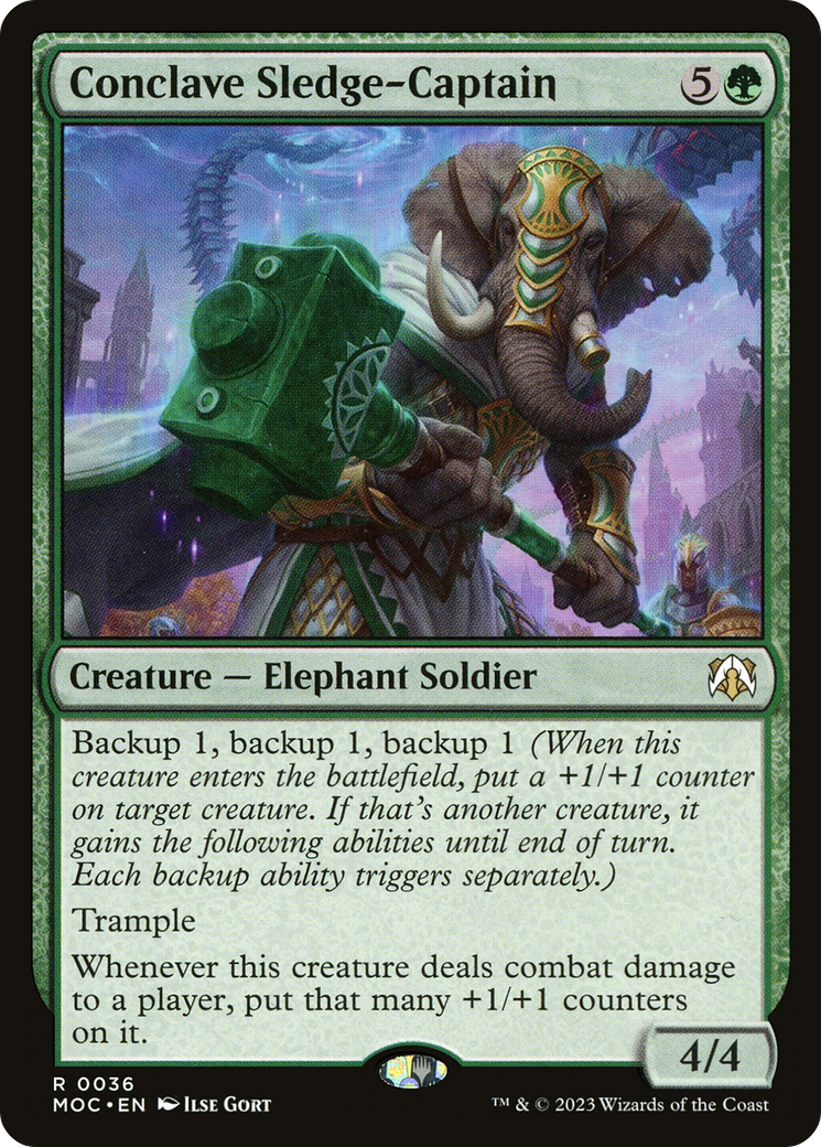 Conclave Sledge-Captain [March of the Machine Commander] | Odin's Place