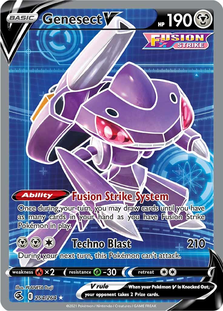 Genesect V (254/264) [Sword & Shield: Fusion Strike] | Odin's Place