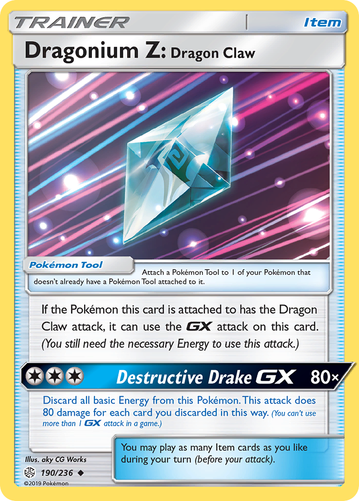 Dragonium Z: Dragon Claw (190/236) [Sun & Moon: Cosmic Eclipse] | Odin's Place