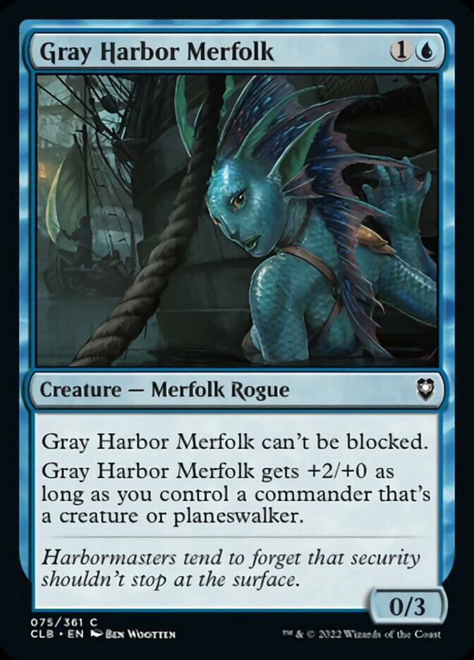 Gray Harbor Merfolk [Commander Legends: Battle for Baldur's Gate] | Odin's Place