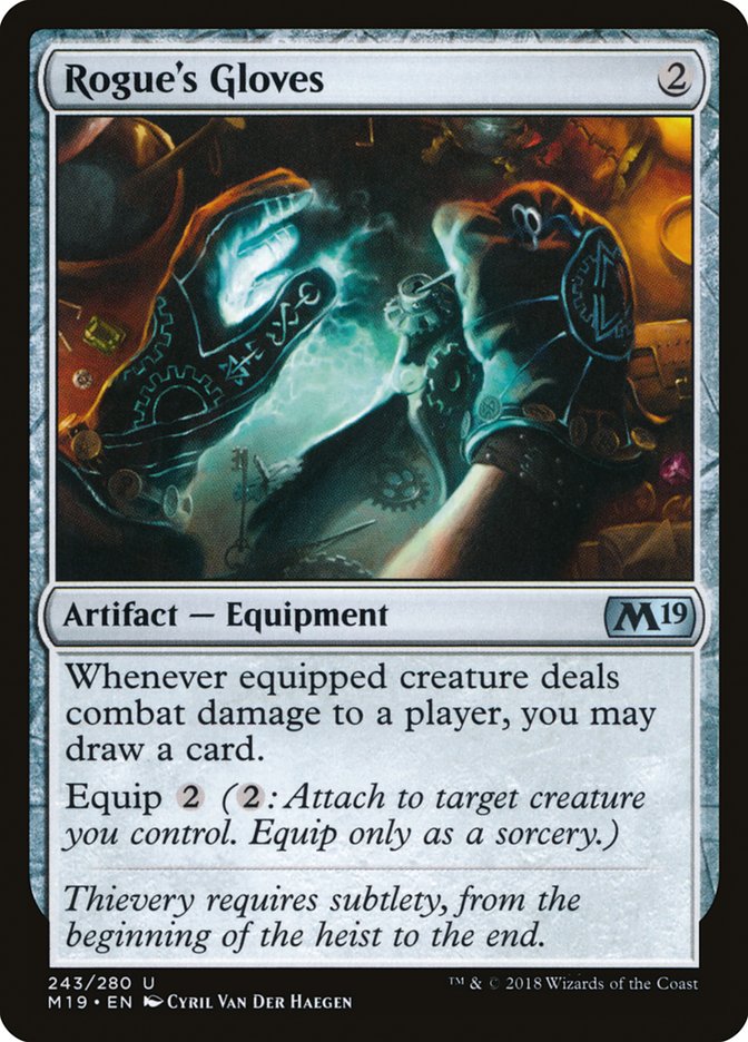 Rogue's Gloves (243) [Core Set 2019] | Odin's Place