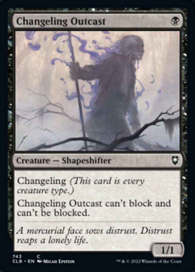 Changeling Outcast [Commander Legends: Battle for Baldur's Gate] | Odin's Place
