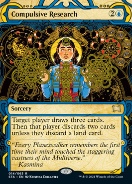 Compulsive Research (Foil Etched) [Strixhaven: School of Mages Mystical Archive] | Odin's Place