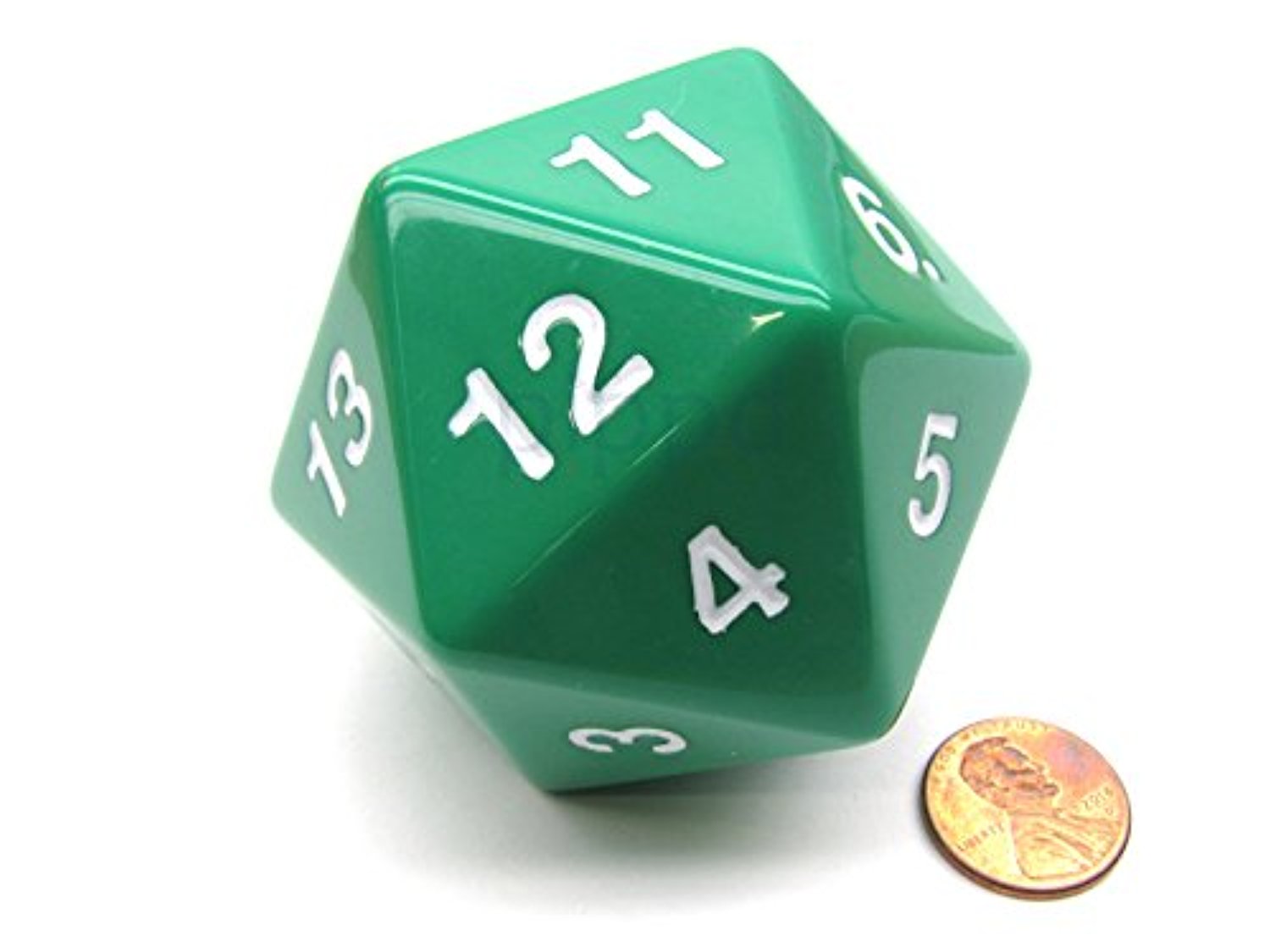 Koplow 55mm Green Countdown D20 | Odin's Place