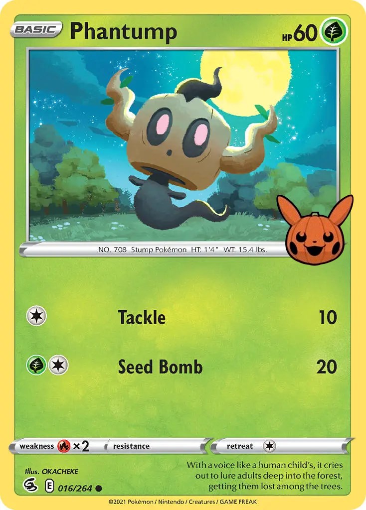 Phantump (016/264) [Trick or Trade] | Odin's Place