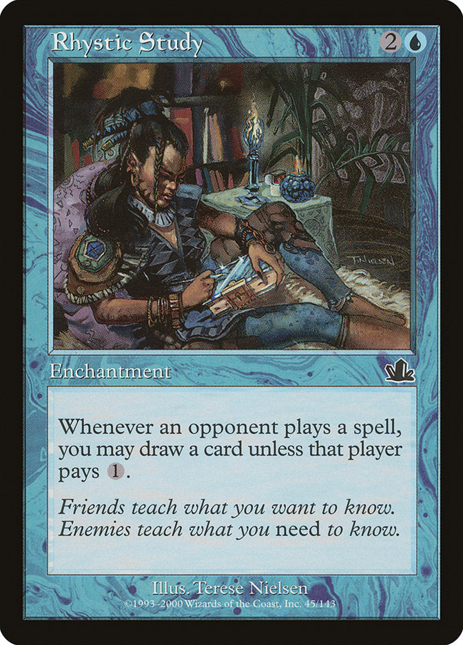 Rhystic Study (45) [Prophecy] | Odin's Place