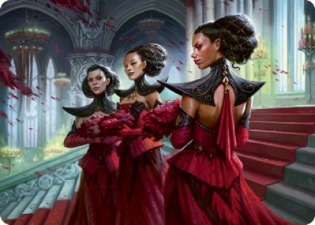 Olivia's Attendants Art Card [Innistrad: Crimson Vow Art Series] | Odin's Place