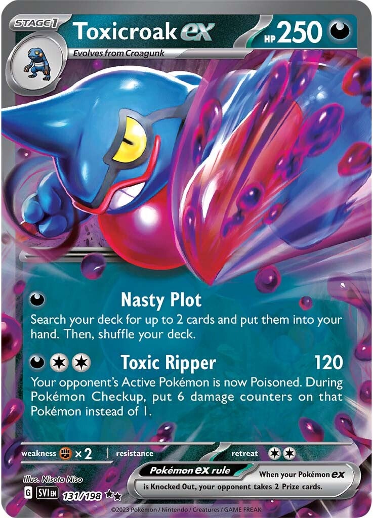 Toxicroak ex (131/198) [Scarlet & Violet: Base Set] | Odin's Place