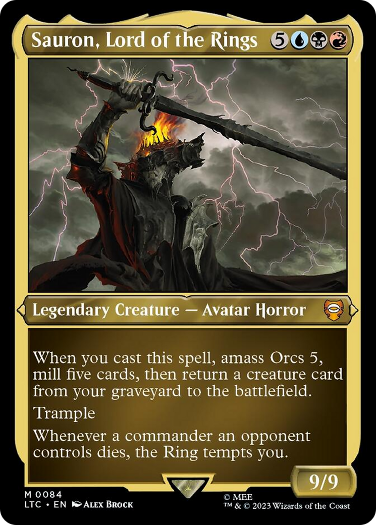 Sauron, Lord of the Rings (Display Commander) [The Lord of the Rings: Tales of Middle-Earth Commander] | Odin's Place