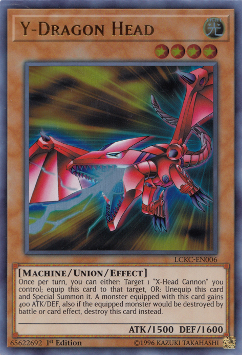 Y-Dragon Head [LCKC-EN006] Ultra Rare | Odin's Place