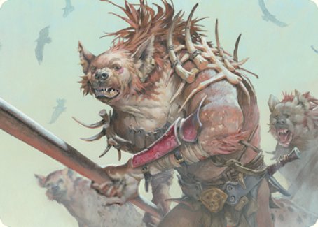 Gnoll Art Card [Dungeons & Dragons: Adventures in the Forgotten Realms Art Series] | Odin's Place