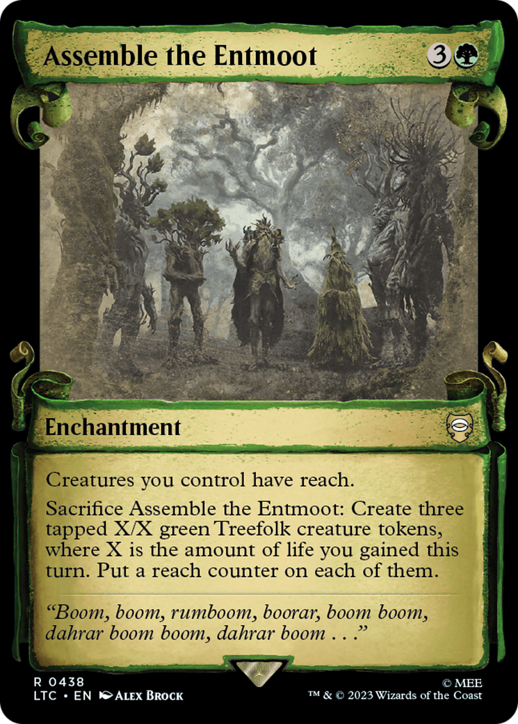 Assemble the Entmoot [The Lord of the Rings: Tales of Middle-Earth Commander Showcase Scrolls] | Odin's Place