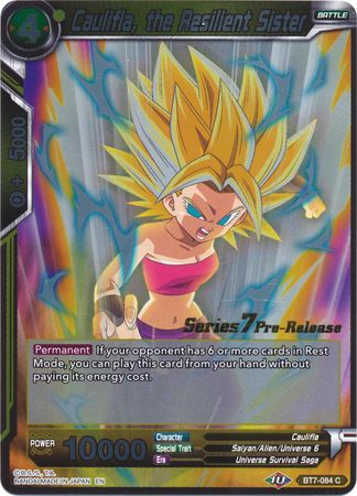 Caulifla, the Resilient Sister (BT7-084_PR) [Assault of the Saiyans Prerelease Promos] | Odin's Place