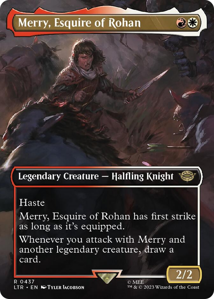 Merry, Esquire of Rohan (Borderless Alternate Art) [The Lord of the Rings: Tales of Middle-Earth] | Odin's Place