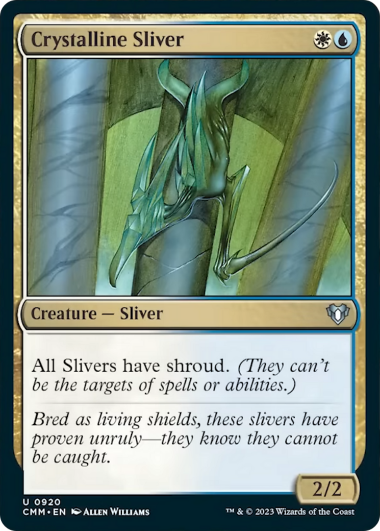 Crystalline Sliver [Commander Masters] | Odin's Place