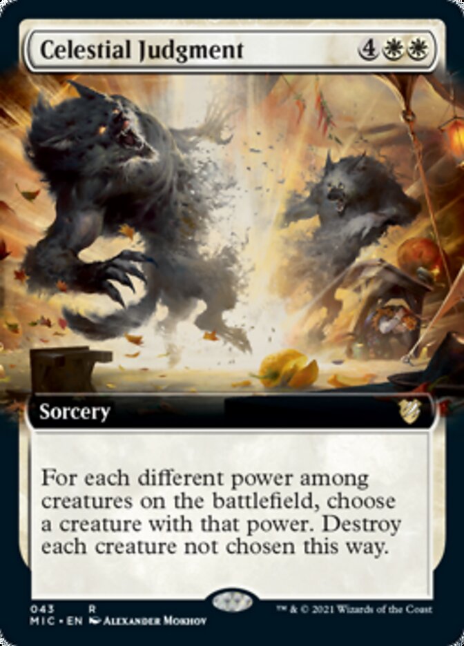 Celestial Judgment (Extended Art) [Innistrad: Midnight Hunt Commander] | Odin's Place