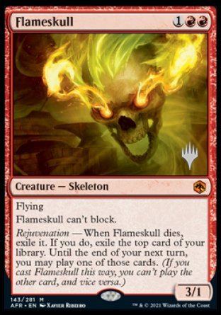 Flameskull (Promo Pack) [Dungeons & Dragons: Adventures in the Forgotten Realms Promos] | Odin's Place