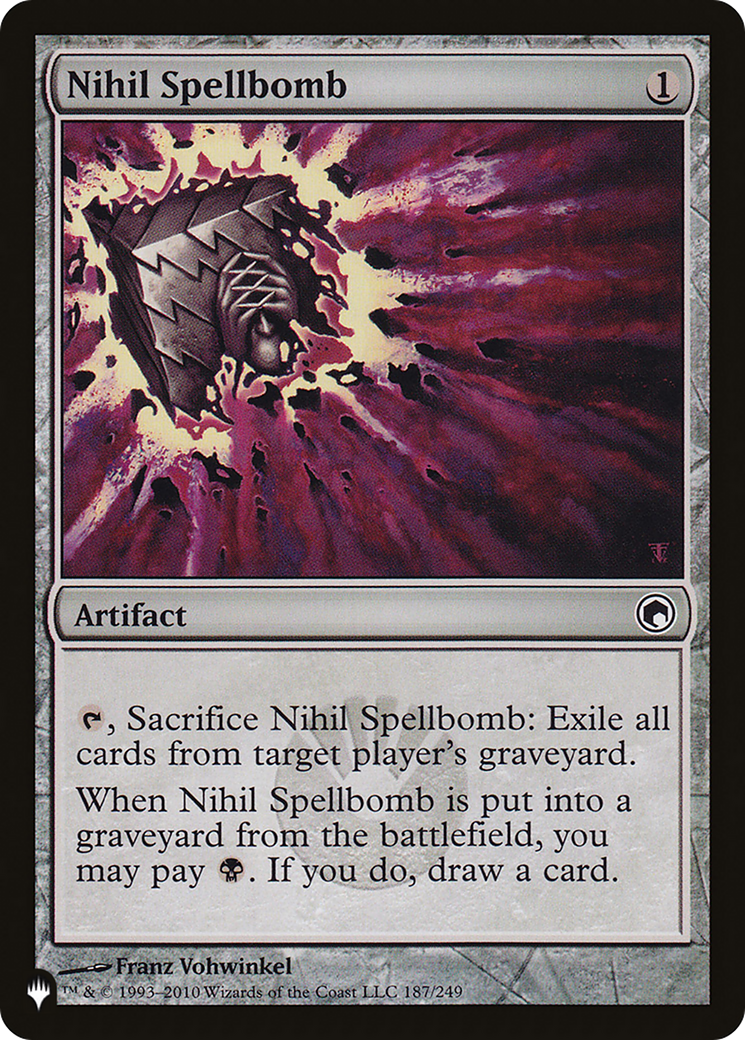 Nihil Spellbomb [The List] | Odin's Place