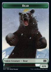 Bear // Monk Double-Sided Token [Double Masters 2022 Tokens] | Odin's Place