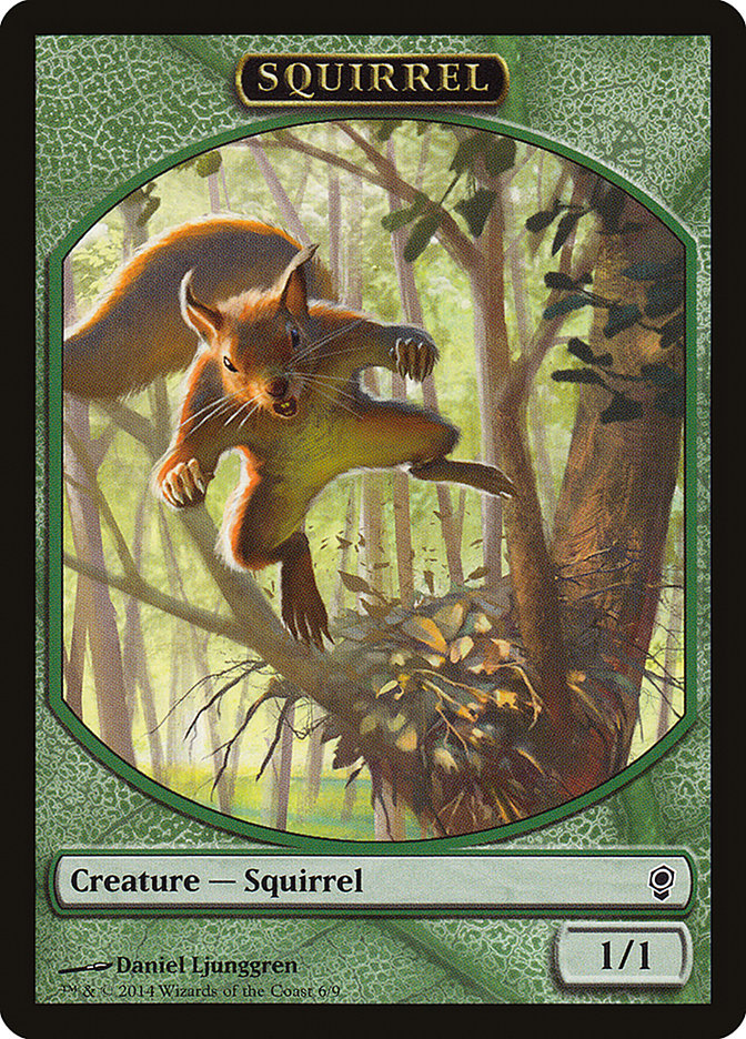 Squirrel Token (6) [Conspiracy Tokens] | Odin's Place