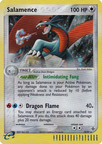 Salamence (19/97) (League Promo 2004) [League & Championship Cards] | Odin's Place