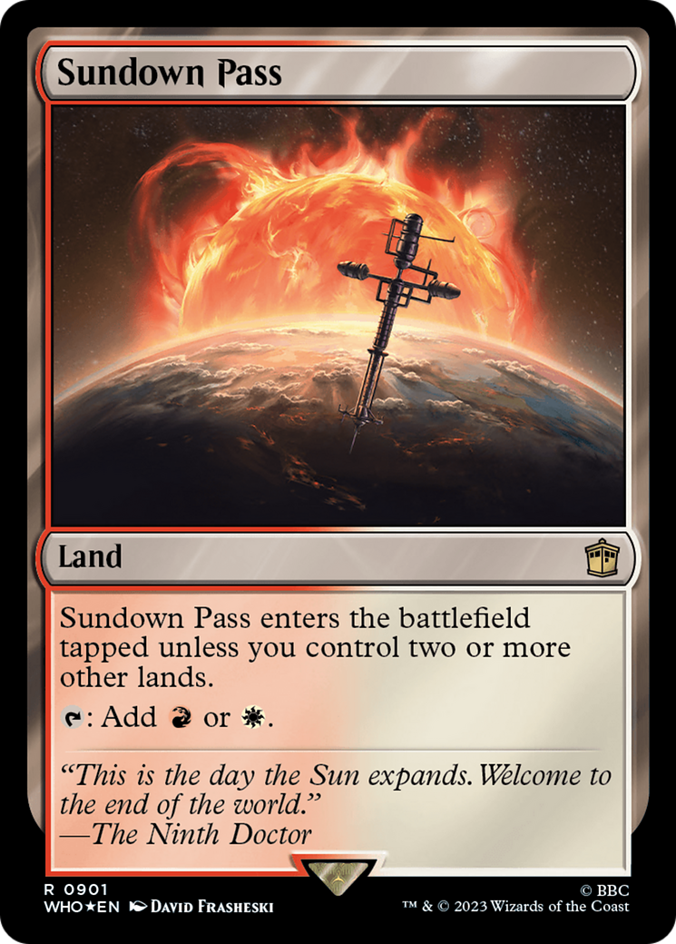 Sundown Pass (Surge Foil) [Doctor Who] | Odin's Place