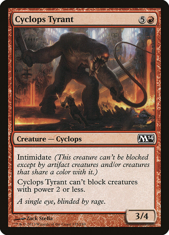 Cyclops Tyrant (135) [Magic 2014] | Odin's Place