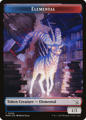 Elemental (09) // Dinosaur Double-Sided Token [March of the Machine Tokens] | Odin's Place