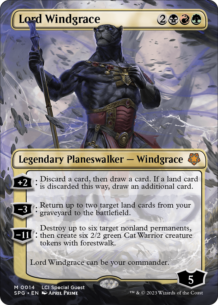 Lord Windgrace (Borderless) [The Lost Caverns of Ixalan Special Guests] | Odin's Place