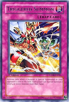 Triggered Summon [FOTB-EN046] Rare | Odin's Place