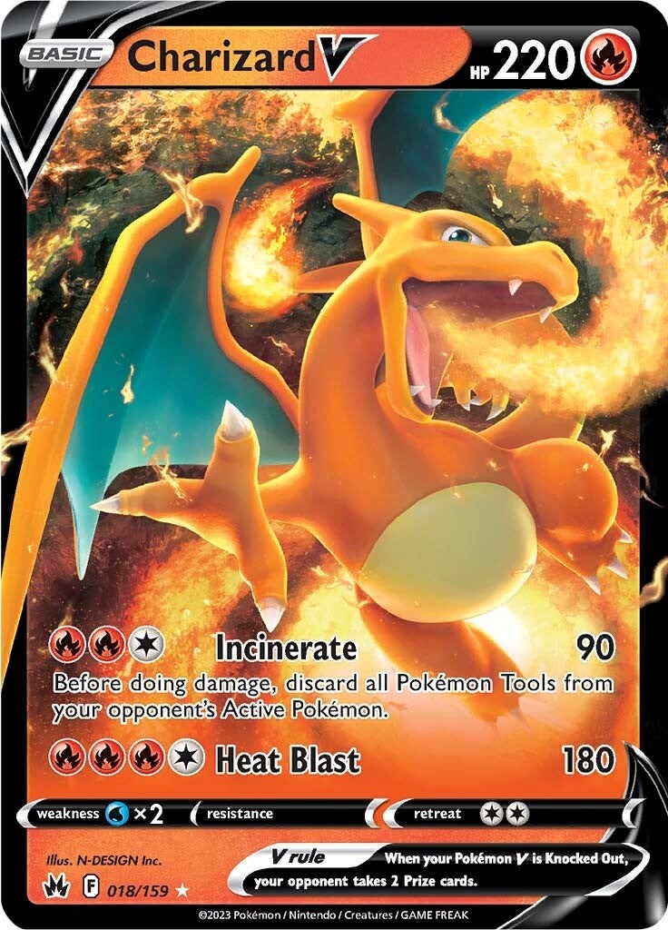 Charizard V (018/159) [Sword & Shield: Crown Zenith] | Odin's Place